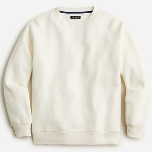 J.Crew Heritage fleece oversized crewneck sweater